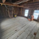 Clean attic post-junk removal