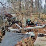 Yard full of old junk